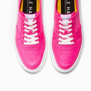 NWT Cole Haan Pink GrandPrø Rally Canvas Court Sneakers